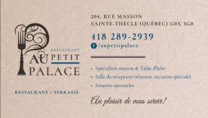 Restaurant Au Petit Palace